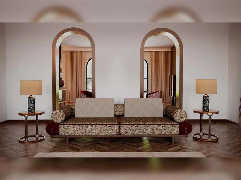 Tamzara 4-pieces (2 Four Seater Sofa & 2 Chair) Livingroom in Mixed - 200-GAB-TAM-4411