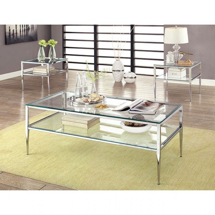 Tanika Chrome End Table - CM4162CRM-E-PK