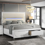 Tarian Queen Bed W/LED & Storage - BD02317Q