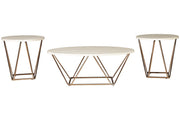 Tarica Two - tone Table (Set of 3) - Gate FurnitureOccasional Table Set