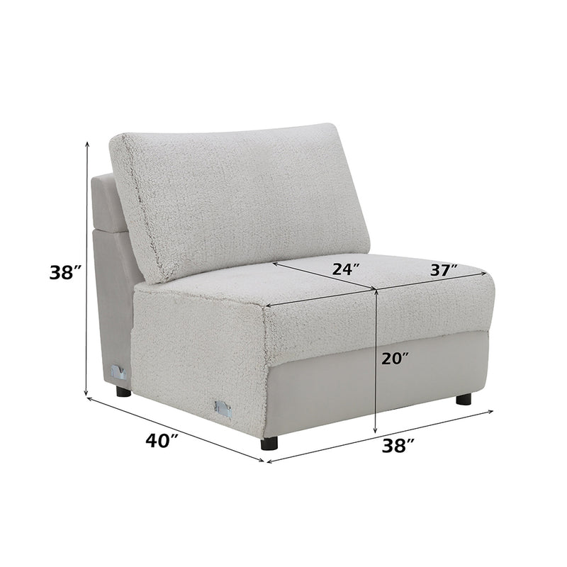 Tarrance Modular Armless Chair - LV04894