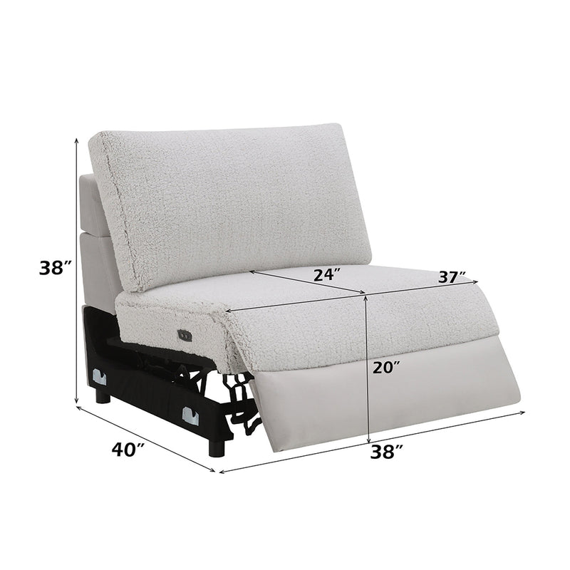 Tarrance Modular Power Armless Recliner - LV04892
