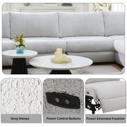 Tarrance Modular Power Armless Recliner - LV04892