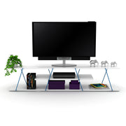 Tars Tv Stand in Walnut-Yellow - 720-TAR-TV-RF160101