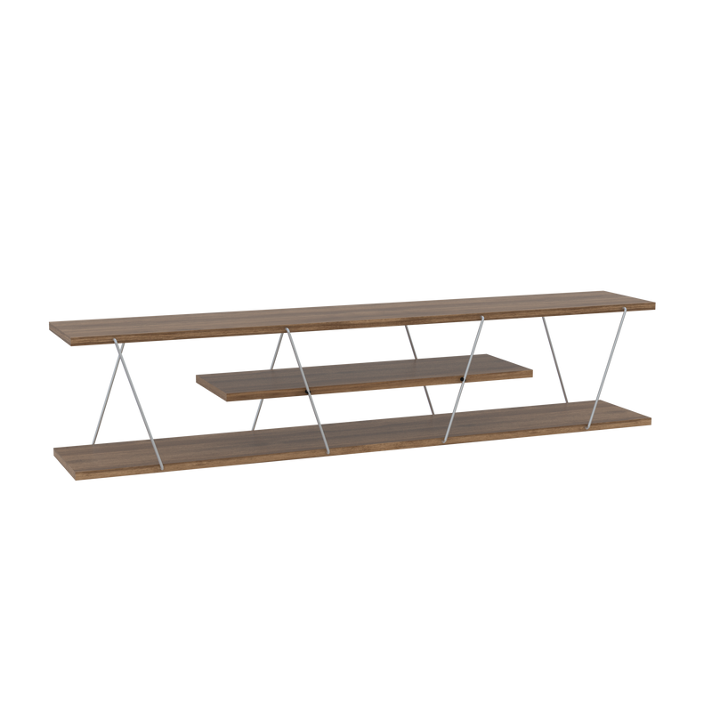 Tars Tv Stand in White-Blue - 720-TAR-TV-RF160105