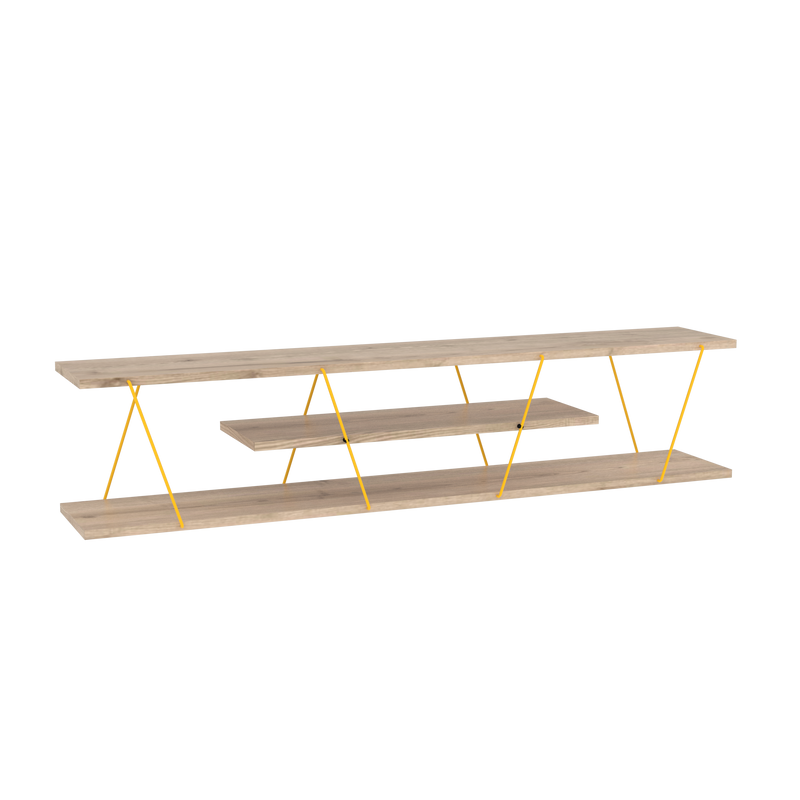 Tars Tv Stand in White-Blue - 720-TAR-TV-RF160105
