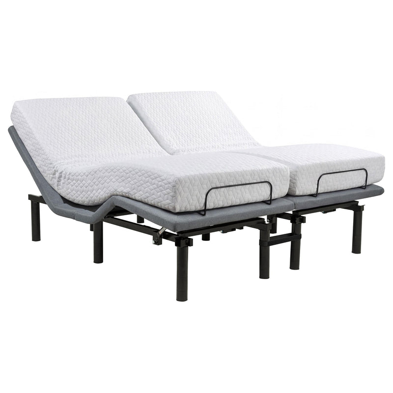 Tasca 2-Piece Split Eastern King Dual-Motor Adjustable Bed Base - 350134SKE