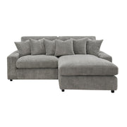 Tavia Reversible Sectional Sofa W/6 Pillows - LV01882