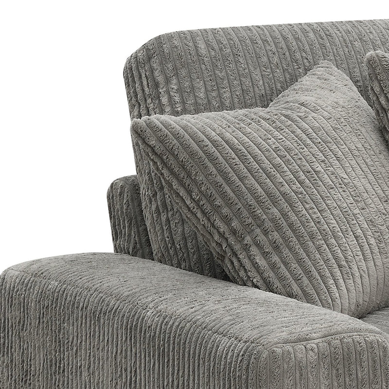 Tavia Reversible Sectional Sofa W/6 Pillows - LV01882