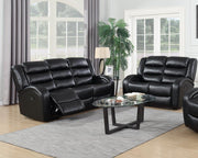 Taxus Reclining Black Living Room Set - Gate FurnitureLiving Room Set