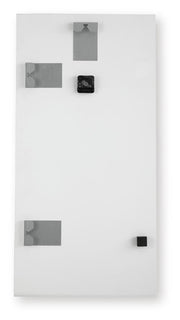 Teague Brown/Gray/Ivory Wall Clock - A8010432
