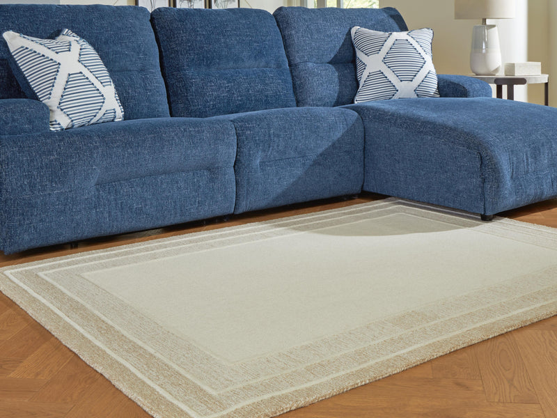 Teelgan Ivory/Tan Medium Rug - R407312
