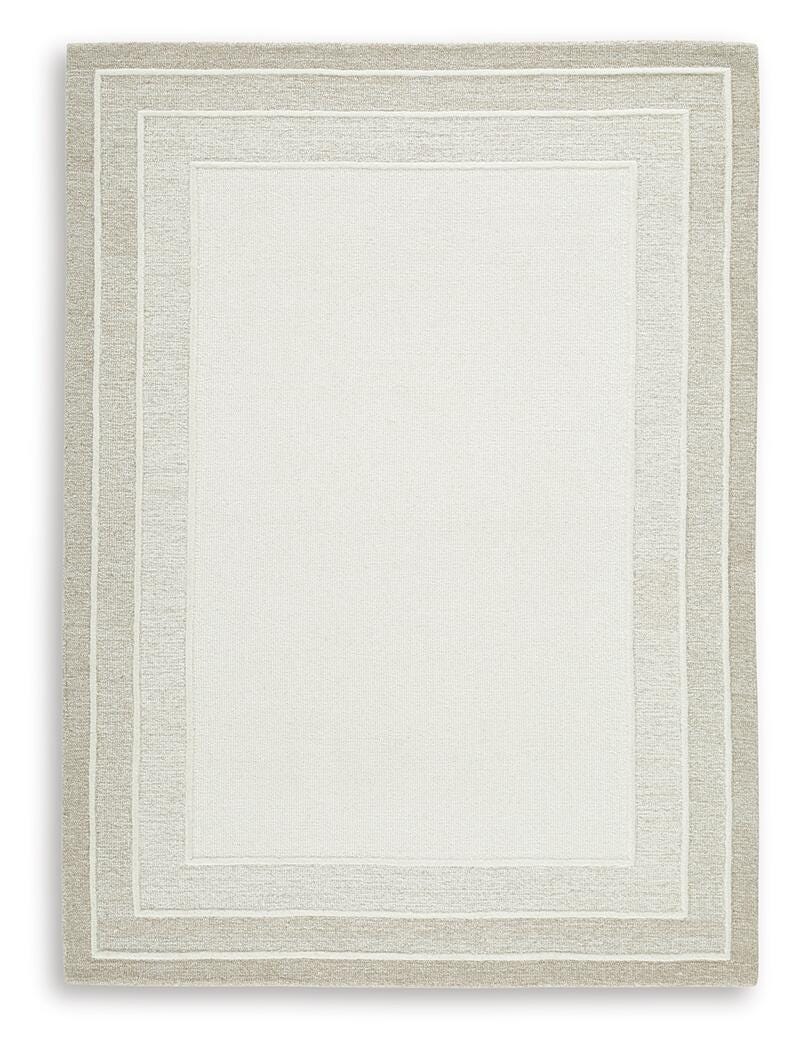 Teelgan Ivory/Tan Medium Rug - R407312