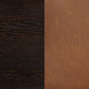 Tegan Faux Leather Upholstered Dining Side Chair Cognac (Set of 2) - 107072
