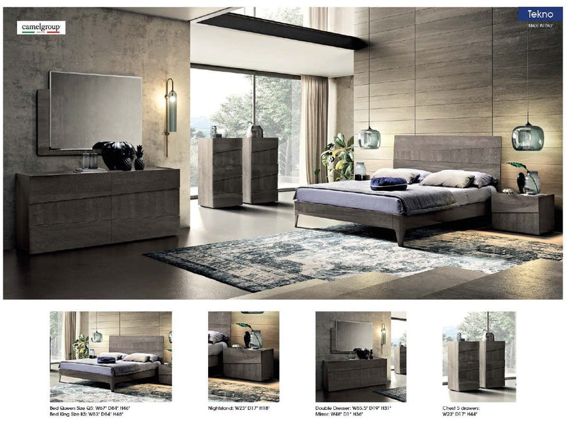 Tekno Bed Queen - Gate FurnitureQueen Bed