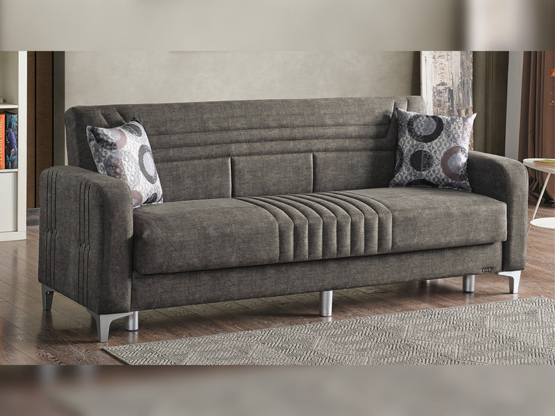 Tekzen Convertible Sofa in Orange - 200-ELIF-TEK-E163-3