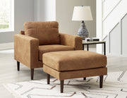 Telora Caramel Living Room Set - Gate FurnitureLiving Room Set