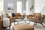 Telora Caramel Living Room Set - Gate FurnitureLiving Room Set