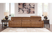 Temmpton Chocolate 3 - Piece Power Reclining Sectional Sofa - Gate FurniturePower Reclining Sofa