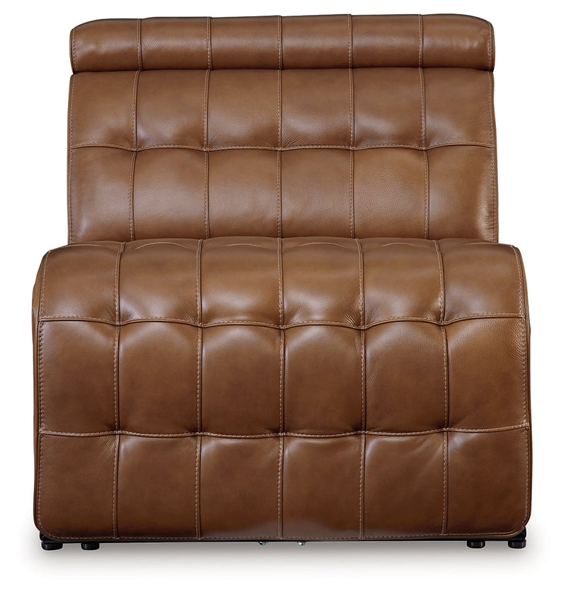 Temmpton Chocolate Power Armless Recliner - U9270831