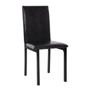 Tempe Brown/Black Marble - Top Dining Set - Gate FurnitureDining Room Set