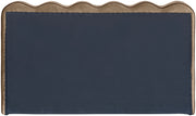 Tempo Velvet Upholstered King Bed in Beige - TempoBeige-K
