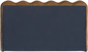 Tempo Velvet Upholstered King Bed in Saddle - TempoSaddle-K