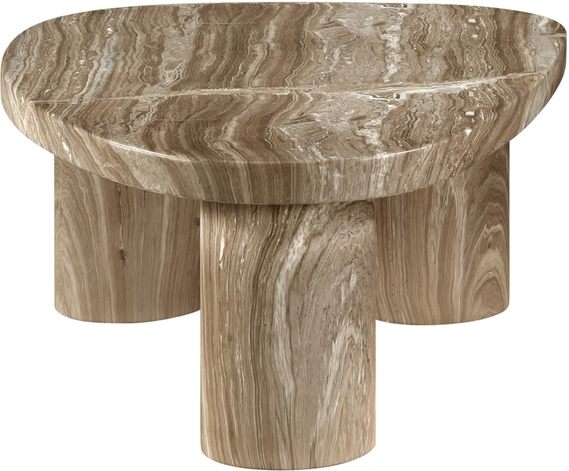 Teramo Concrete Indoor/Outdoor Coffee Table in Beige - 99090Beige-CT13