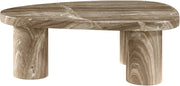 Teramo Concrete Indoor/Outdoor Coffee Table in Beige - 99090Beige-CT13