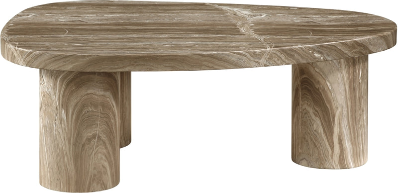 Teramo Concrete Indoor/Outdoor Coffee Table in Beige - 99090Beige-CT13