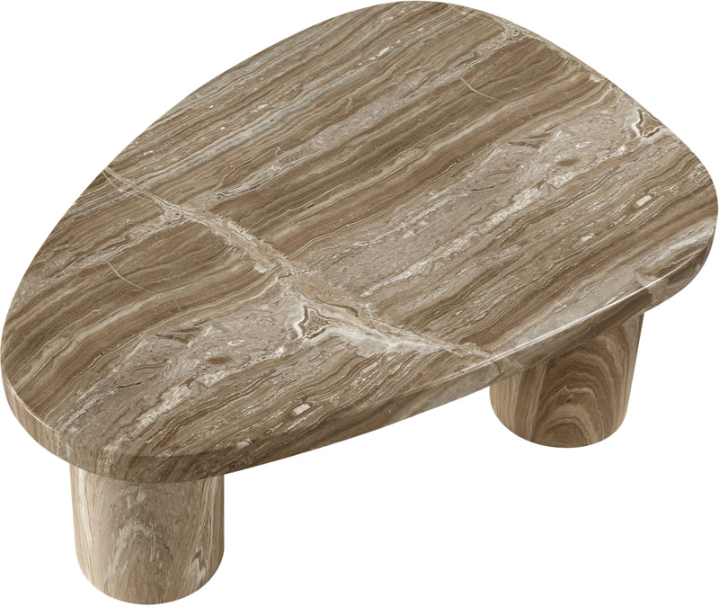Teramo Concrete Indoor/Outdoor Coffee Table in Beige - 99090Beige-CT13
