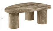 Teramo Concrete Indoor/Outdoor Coffee Table in Beige - 99090Beige-CT13