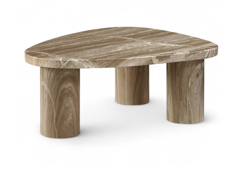 Teramo Concrete Indoor/Outdoor Coffee Table in Beige - 99090Beige-CT15