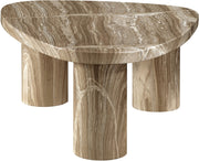 Teramo Concrete Indoor/Outdoor Coffee Table in Beige - 99090Beige-CT15