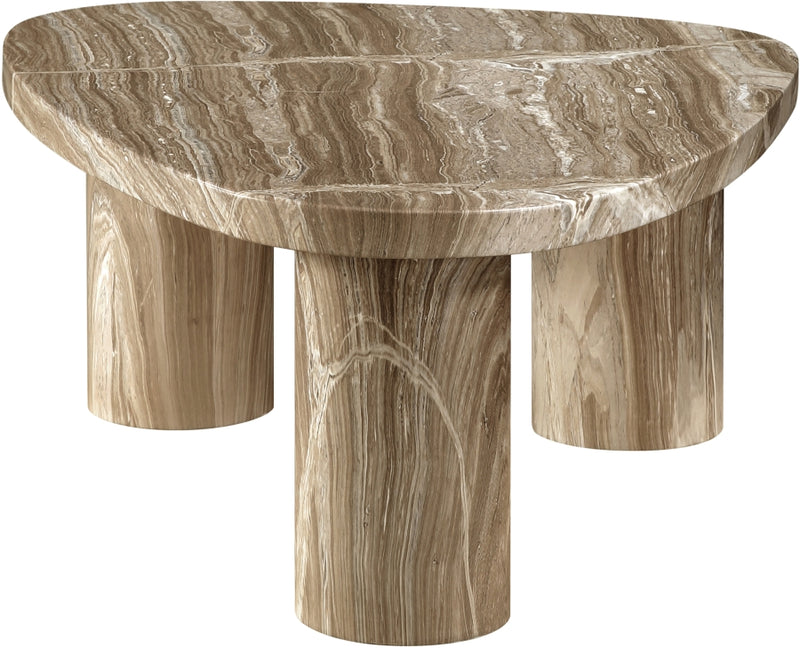 Teramo Concrete Indoor/Outdoor Coffee Table in Beige - 99090Beige-CT15