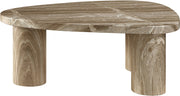 Teramo Concrete Indoor/Outdoor Coffee Table in Beige - 99090Beige-CT15