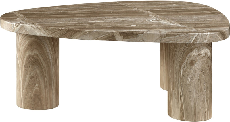Teramo Concrete Indoor/Outdoor Coffee Table in Beige - 99090Beige-CT15