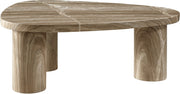 Teramo Concrete Indoor/Outdoor Coffee Table in Beige - 99090Beige-CT15