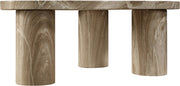 Teramo Concrete Indoor/Outdoor Coffee Table in Beige - 99090Beige-CT15