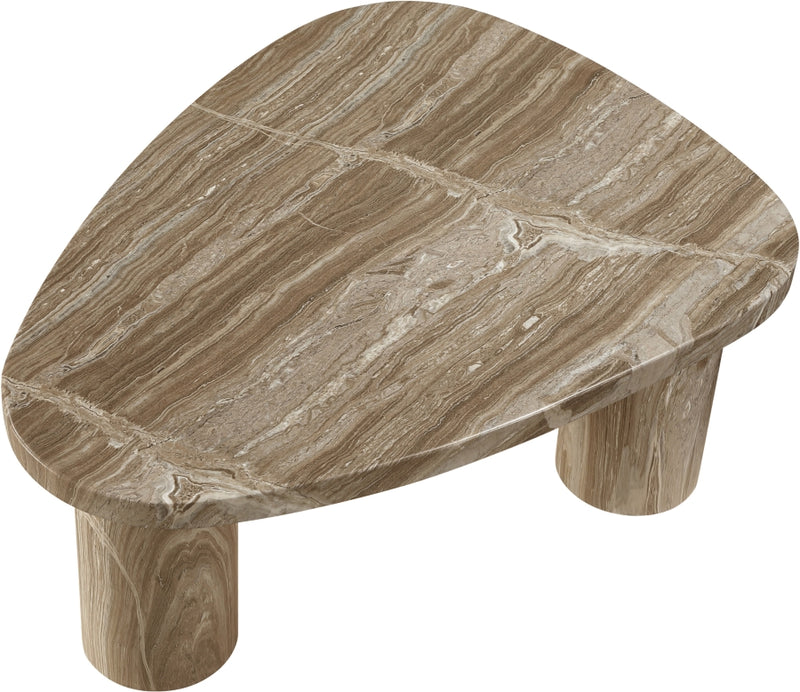 Teramo Concrete Indoor/Outdoor Coffee Table in Beige - 99090Beige-CT15