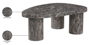 Teramo Concrete Indoor/Outdoor Coffee Table in Brown - 99090Brown-CT13