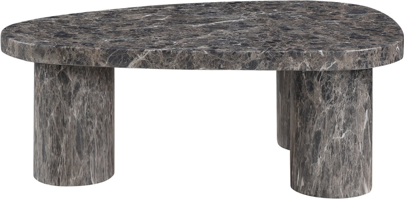 Teramo Concrete Indoor/Outdoor Coffee Table in Brown - 99090Brown-CT13