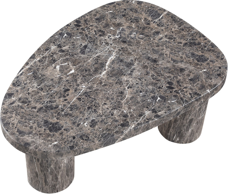 Teramo Concrete Indoor/Outdoor Coffee Table in Brown - 99090Brown-CT13