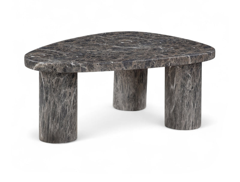 Teramo Concrete Indoor/Outdoor Coffee Table in Brown - 99090Brown-CT15