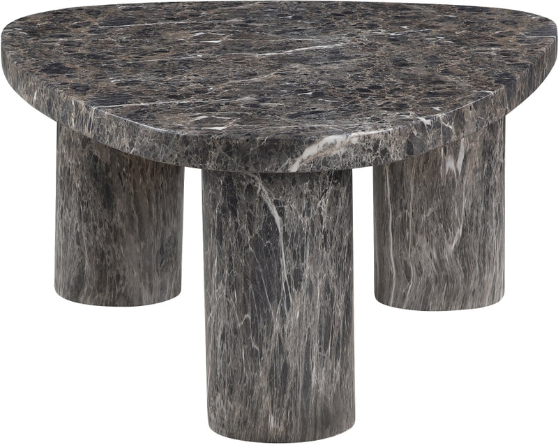 Teramo Concrete Indoor/Outdoor Coffee Table in Brown - 99090Brown-CT15
