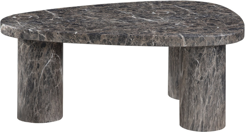 Teramo Concrete Indoor/Outdoor Coffee Table in Brown - 99090Brown-CT15