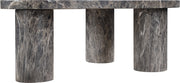 Teramo Concrete Indoor/Outdoor Coffee Table in Brown - 99090Brown-CT15