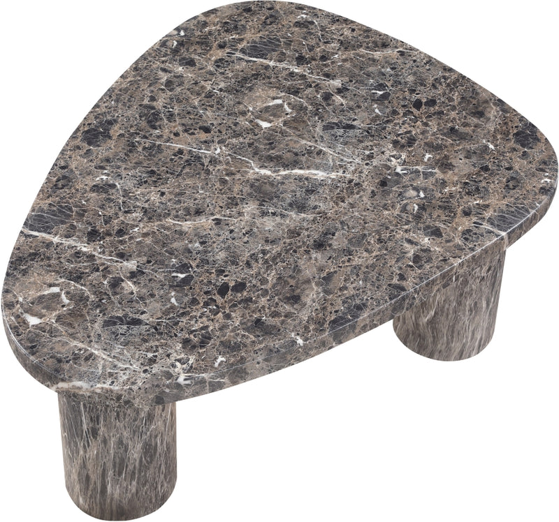 Teramo Concrete Indoor/Outdoor Coffee Table in Brown - 99090Brown-CT15