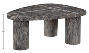 Teramo Concrete Indoor/Outdoor Coffee Table in Brown - 99090Brown-CT15