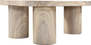 Teramo Concrete Indoor/Outdoor Coffee Table in Travertine - 99090Travertine-CT13